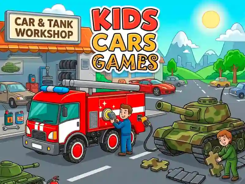 Игра Kids Cars Games онлайн