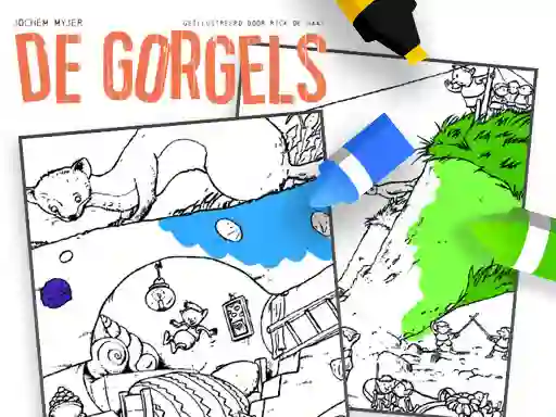 Игра Coloring Gorgels онлайн