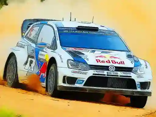 Игра Rally Car Driving Jigsaw онлайн