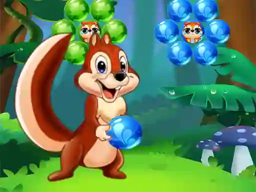 Игра Bubbles Shooter Squirrel онлайн
