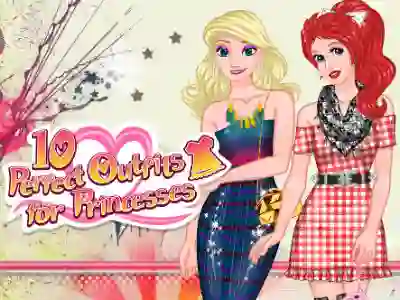 Игра 10 Perfect Outfits for Princesses онлайн