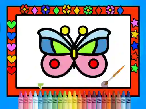 Игра Color and Decorate Butterflies онлайн