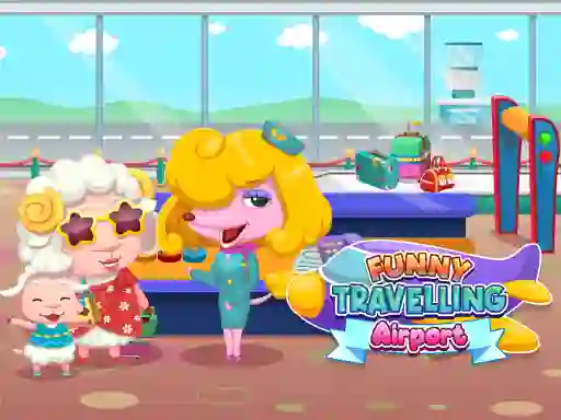 Игра Funny Travelling Airport онлайн