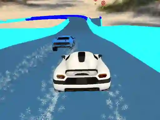 Игра Water Slide Cars онлайн