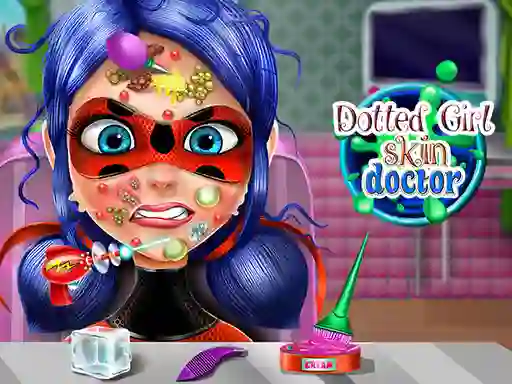 Игра Dotted Girl Skin Doctor онлайн