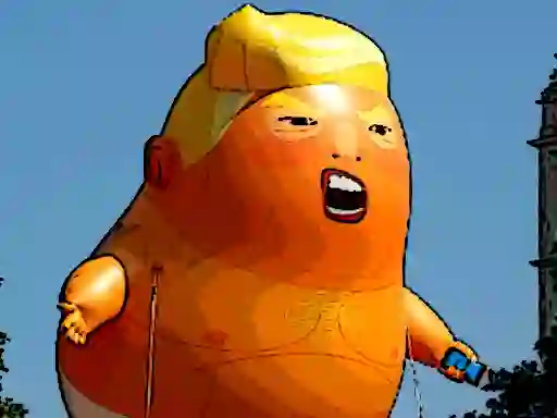 Игра Trump Flying Adventure онлайн