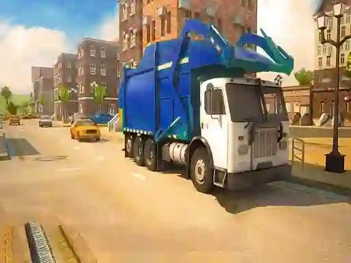Игра Road Garbage Dump Truck Driver онлайн