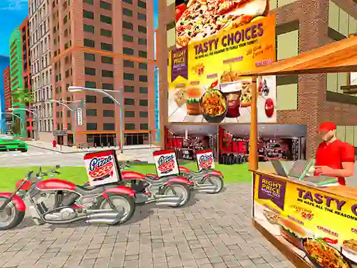 Игра Pizza Delivery Boy Simulation онлайн