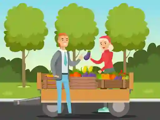 Игра Selling Trucks Match 3 онлайн