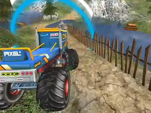 Игра Monster Truck Offroad Driving Mountain онлайн