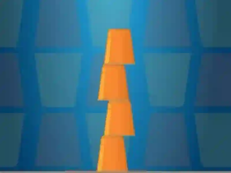 Игра Cups Tower Builder онлайн