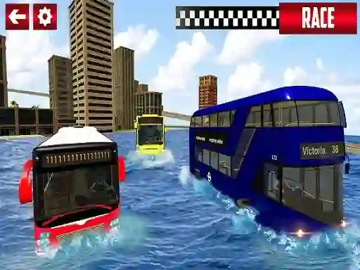 Игра River Coach Bus Driving Simulator онлайн