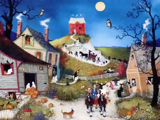 Игра Art Villages Differences онлайн