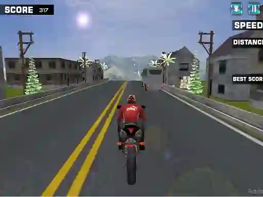 Игра Highway Rider Motorcycle Racer онлайн