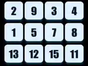 Игра Numbers Sliding Puzzle онлайн