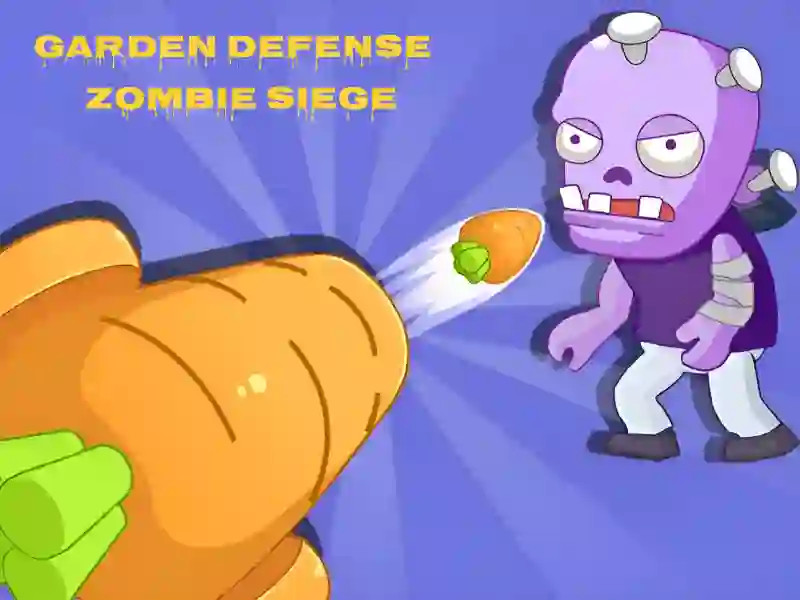 Игра Garden Defense - Zombie Siege онлайн