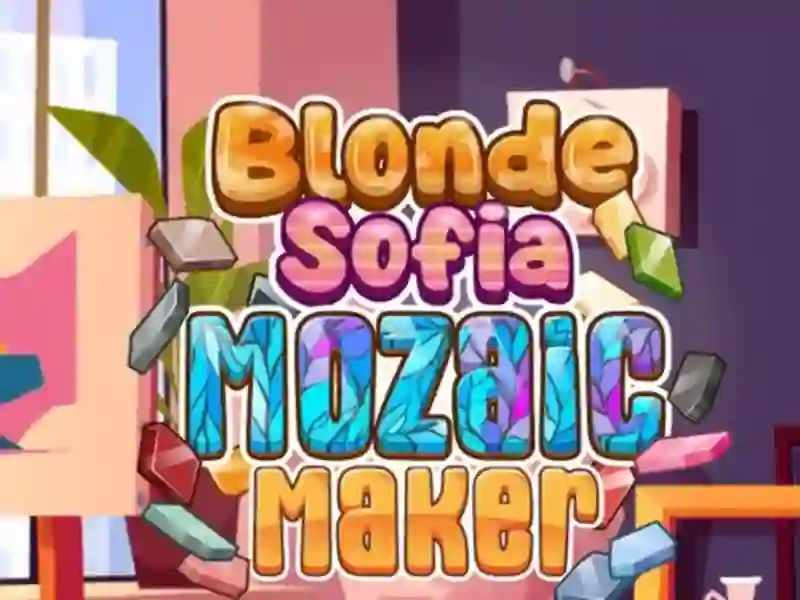 Игра Blonde Sofia: Mozaic Maker онлайн