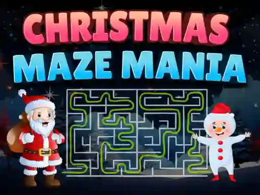 Игра Christmas Maze Mania онлайн
