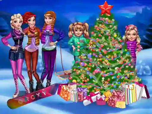 Игра Princess Christmas Night онлайн