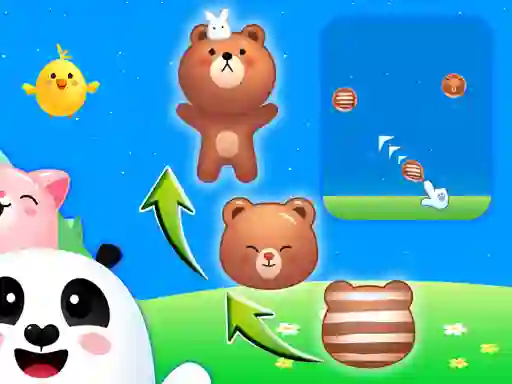 Игра Animal Merge: Bubble Shooter онлайн
