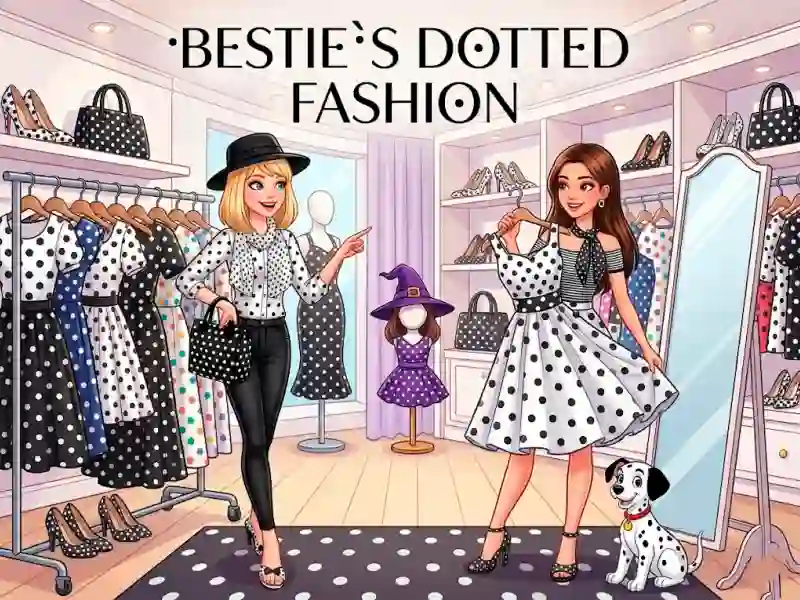 Игра Bestie`s Dotted Fashion онлайн