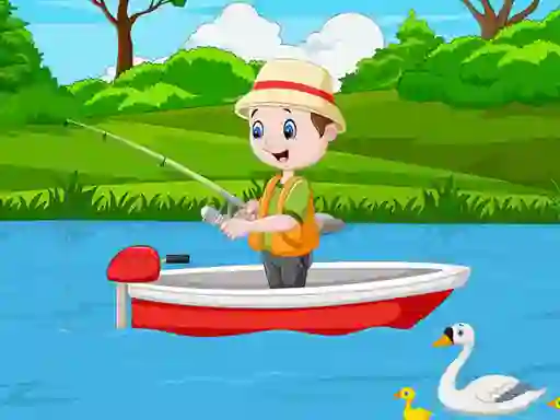 Игра Fishing Jigsaw онлайн