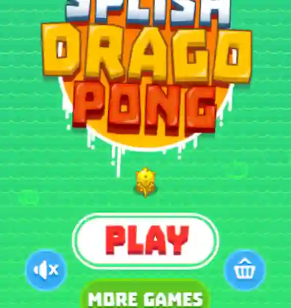 Игра Splish Drago Pong онлайн