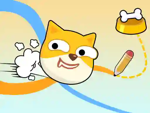 Игра Doge Rush Draw Home Puzzle онлайн