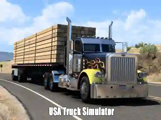 Игра USA Truck Simulator 2024 онлайн