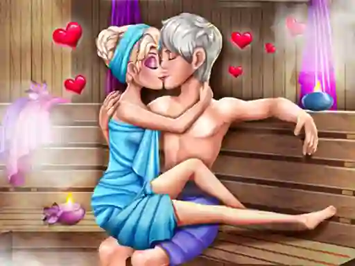 Игра Ice Queen Sauna Flirting онлайн