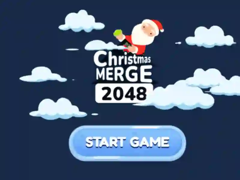 Игра Christmas Merge 2048 онлайн