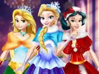 Игра Princess Christmas At The Castle онлайн