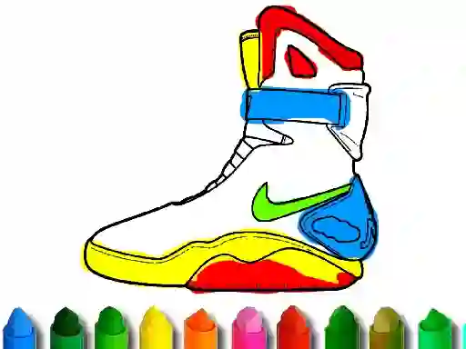 Игра Back To School: Shoe Coloring онлайн