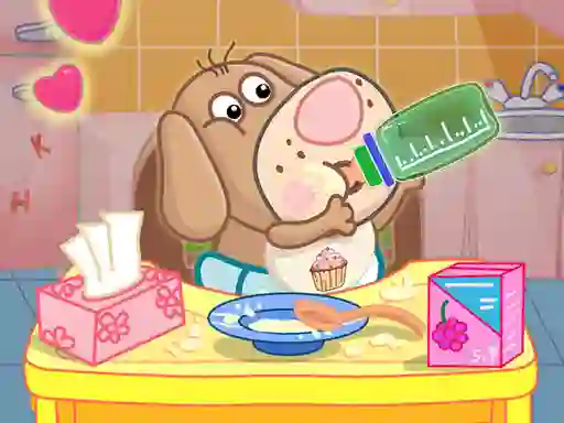 Игра Hippo Baby Care Game онлайн