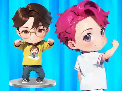 Игра BTS Chibi Claw Machine онлайн