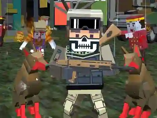 Игра MultiGun Arena 3D Zombie Survival онлайн