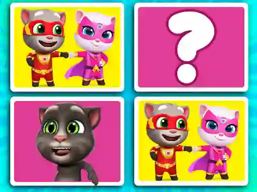 Игра Talking Tom Match'Up онлайн