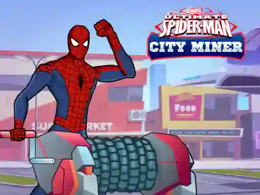 Игра Spiderman Gold Miner онлайн