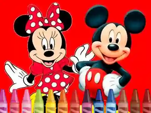 Игра Mickey Mouse Coloring онлайн