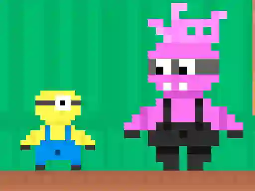 Игра Little yellowman purple smoke онлайн
