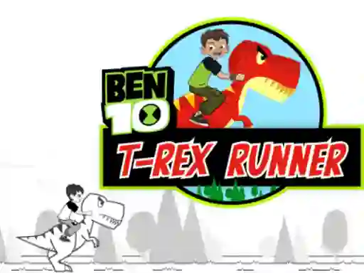 Игра Ben 10 T-Rex Runner онлайн