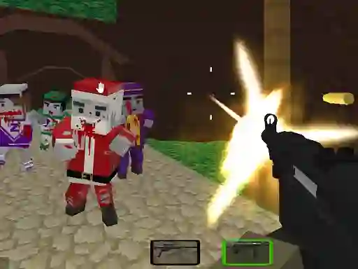 Игра PGA6 Combat Pixel Vehicle Zombies онлайн