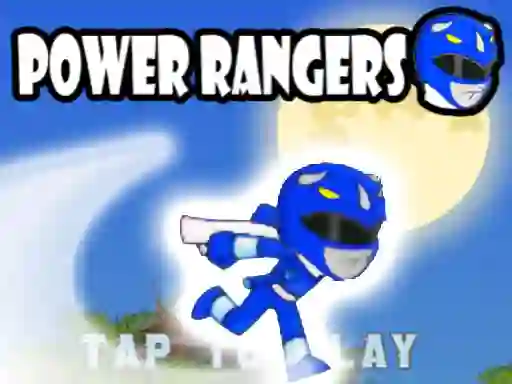 Игра Blue Ranger High Jump онлайн