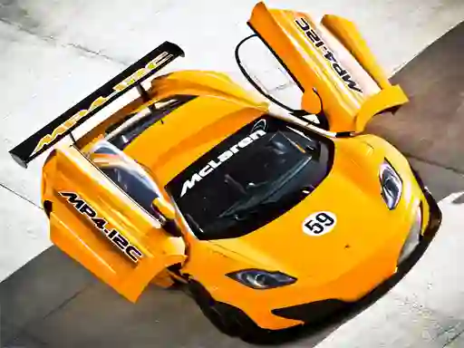 Игра McLaren GT3 Puzzle онлайн