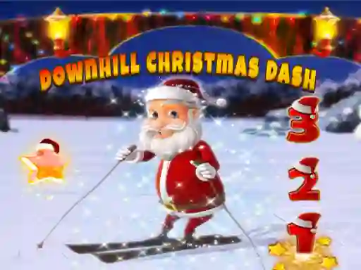 Игра Downhill Christmas Dash онлайн