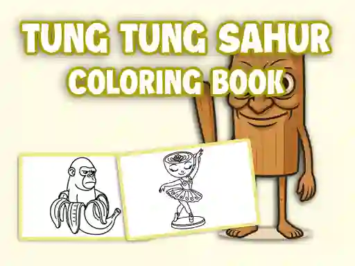 Игра Tung Tung Sahur Coloring Book онлайн