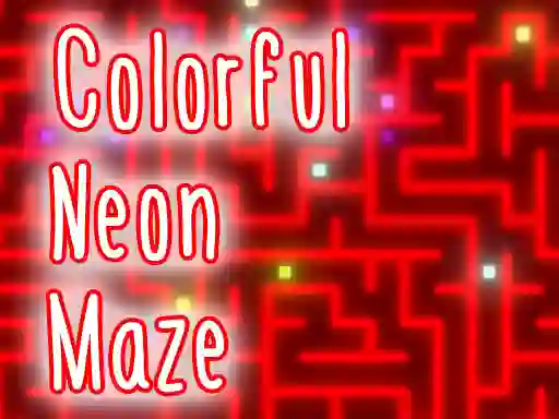 Игра Colorful Neon Maze онлайн