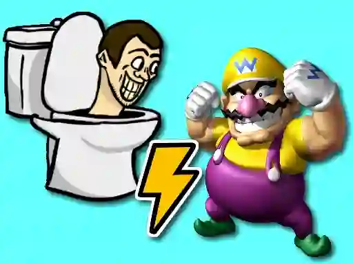 Игра Skibidi Toilet vs Wario онлайн