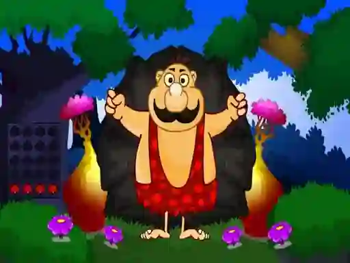 Игра Caveman Forest Escape онлайн