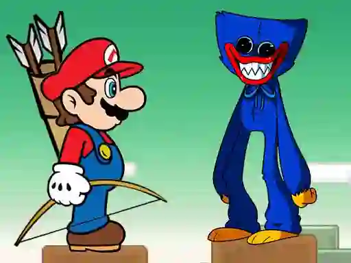 Игра Mario vs Huggy Wuggy онлайн